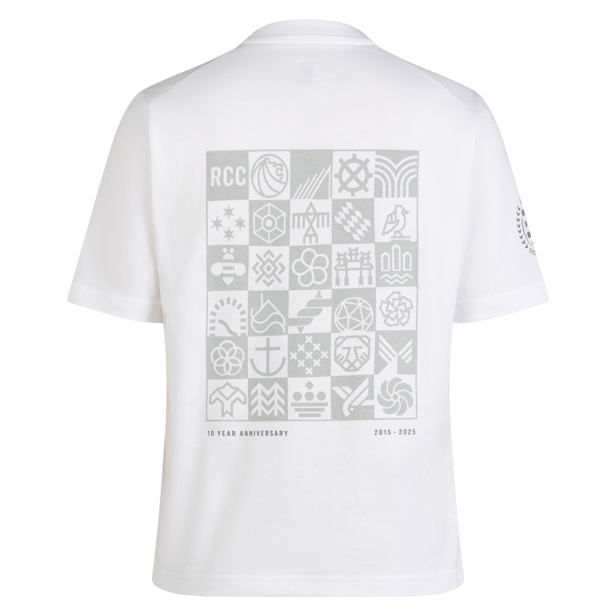 RCC 10 Women&apos;s Short Sleeve Tee White/Grey