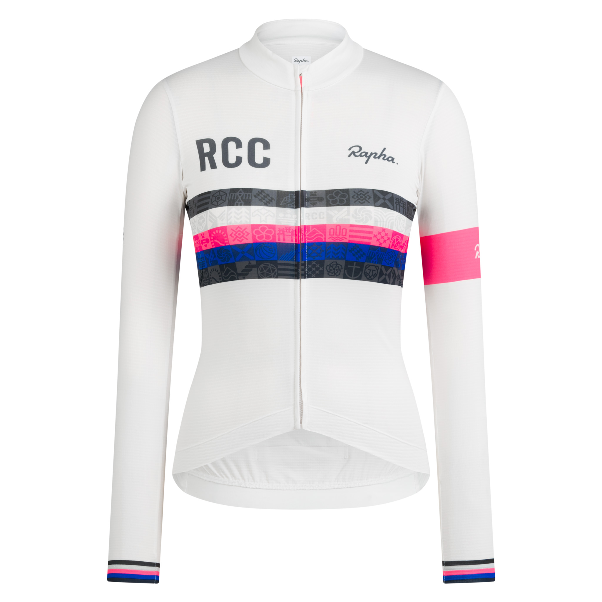 RCC 10 Women&apos;s Pro Team LS Midweight Jersey White