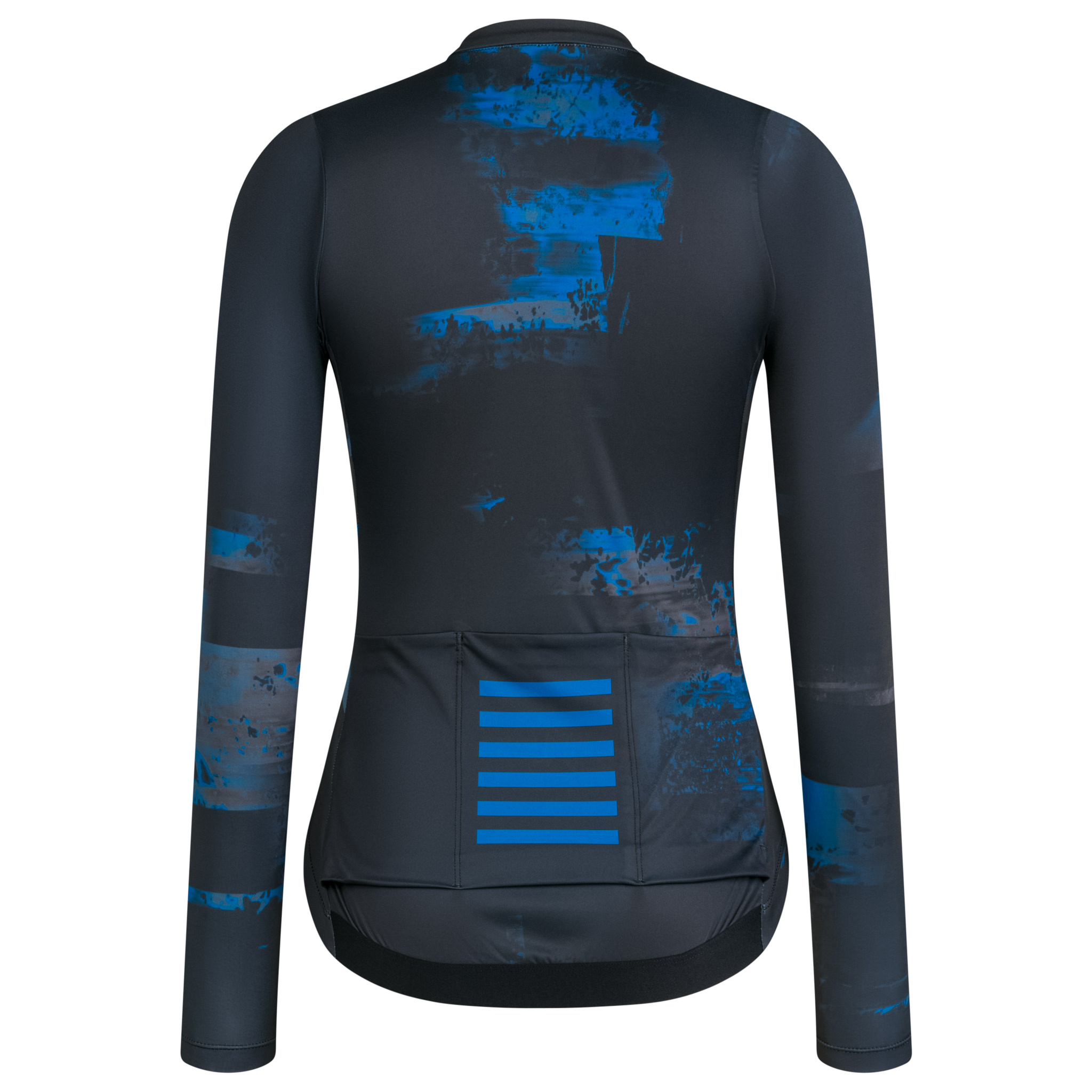 Women's Pro Team Long Sleeve Lightweight Jersey - Print Pack White Alyssum / Mykonos Blue
