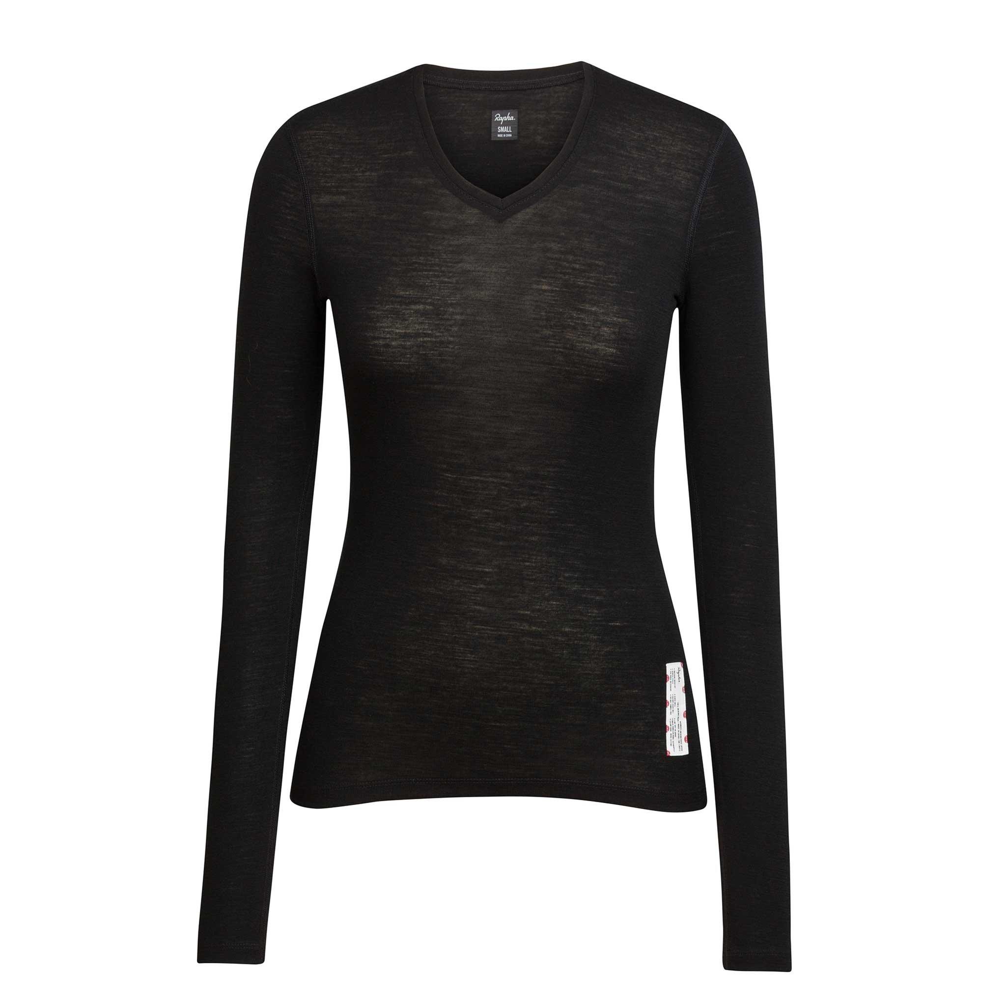 Women&apos;s Merino Base Layer - Long Sleeve Black