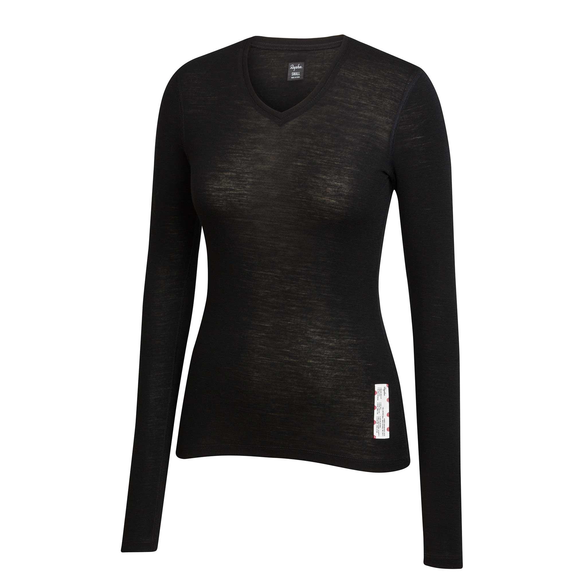 Women&apos;s Merino Base Layer - Long Sleeve Black