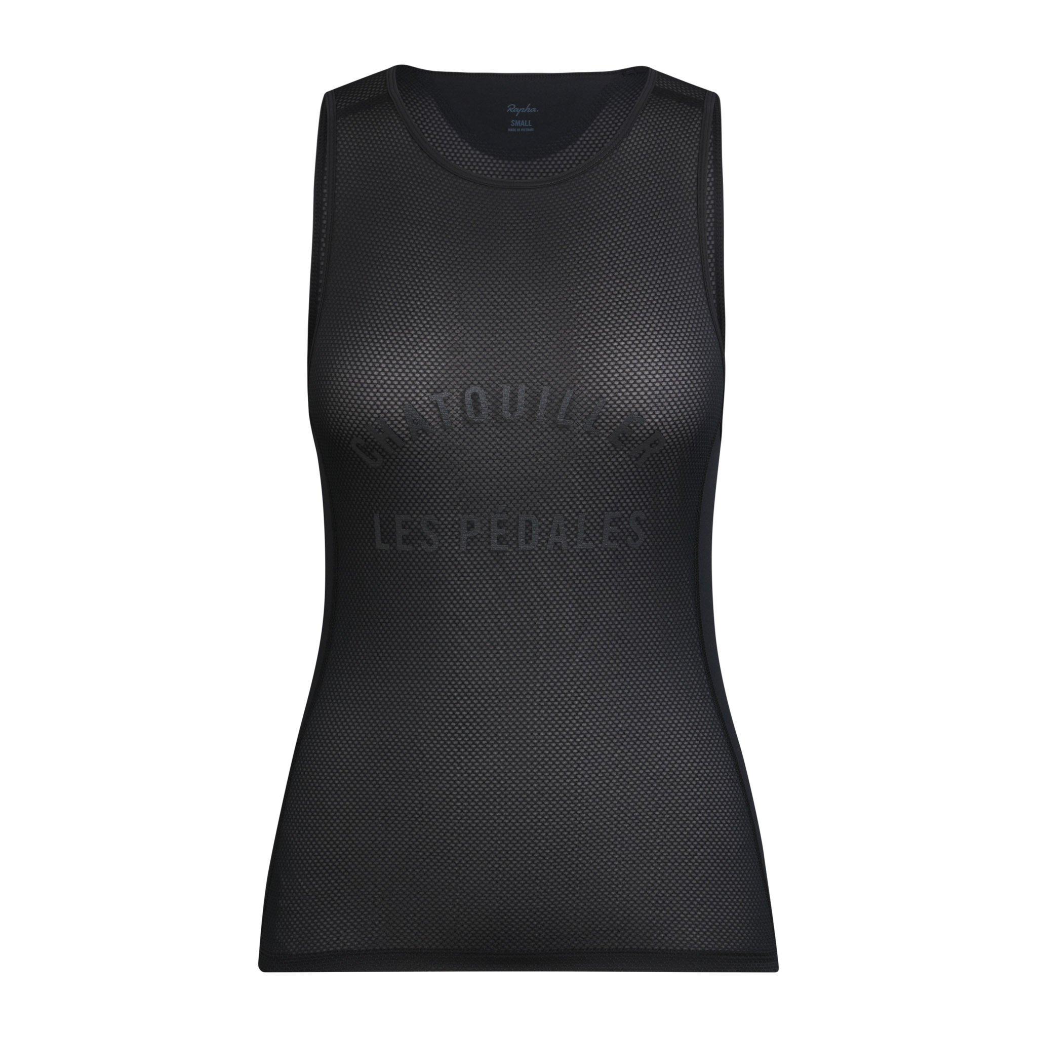 Women&apos;s Pro Team Mesh Base Layer - Sleeveless Black
