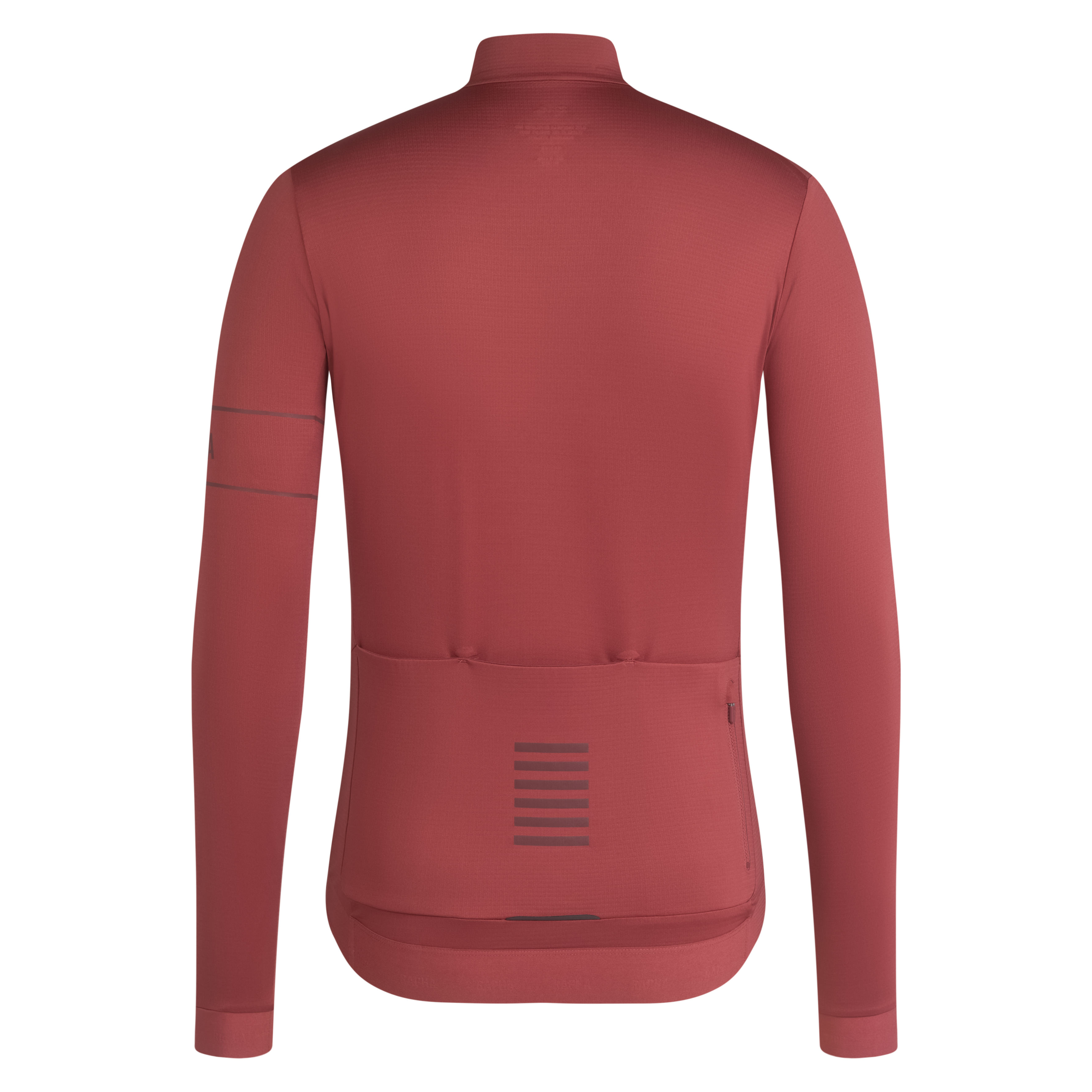 Men&apos;s Pro Team Long Sleeve Thermal Jersey Rusty Red / Deep Red