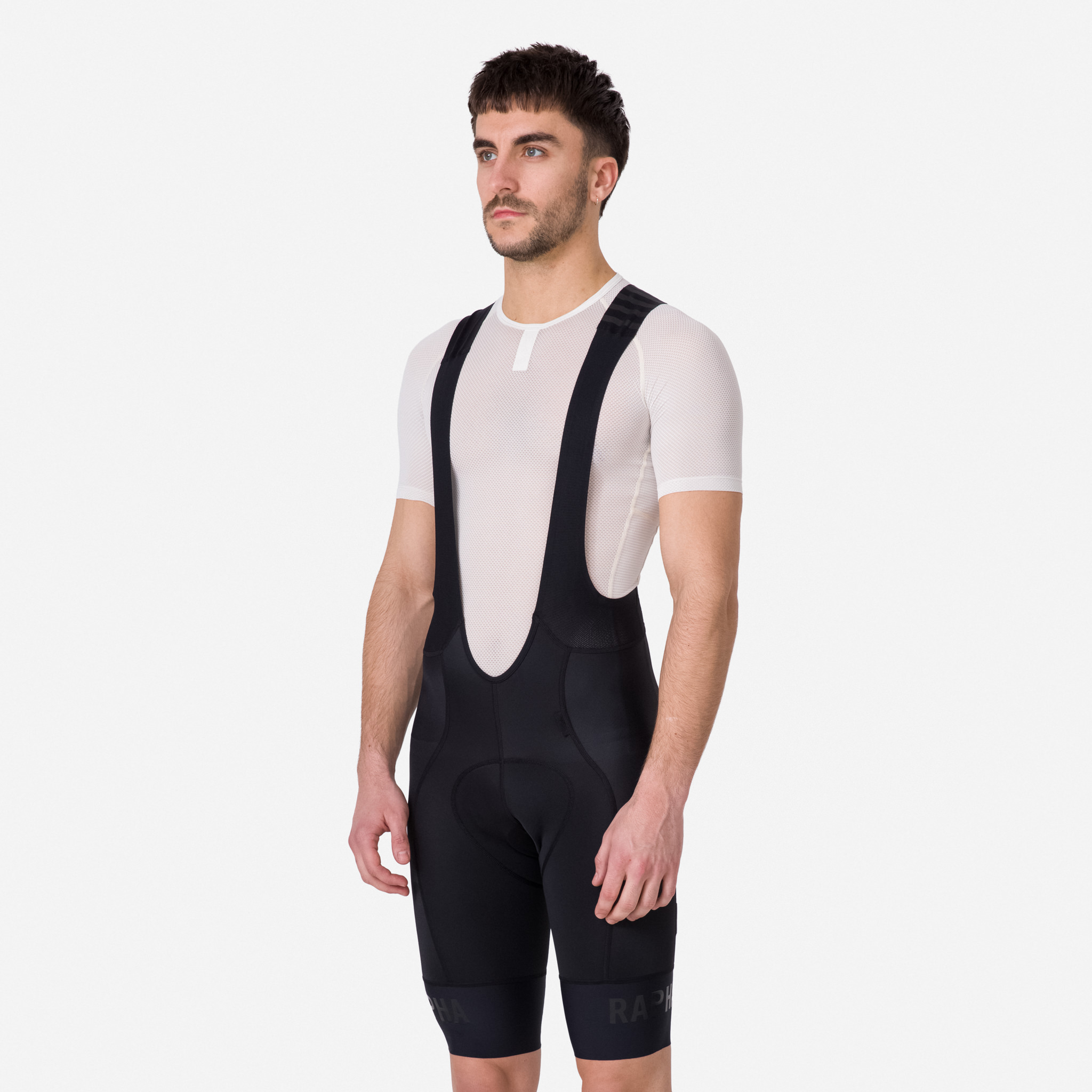 Men's Pro Team Bib Shorts II - Long Black/Black