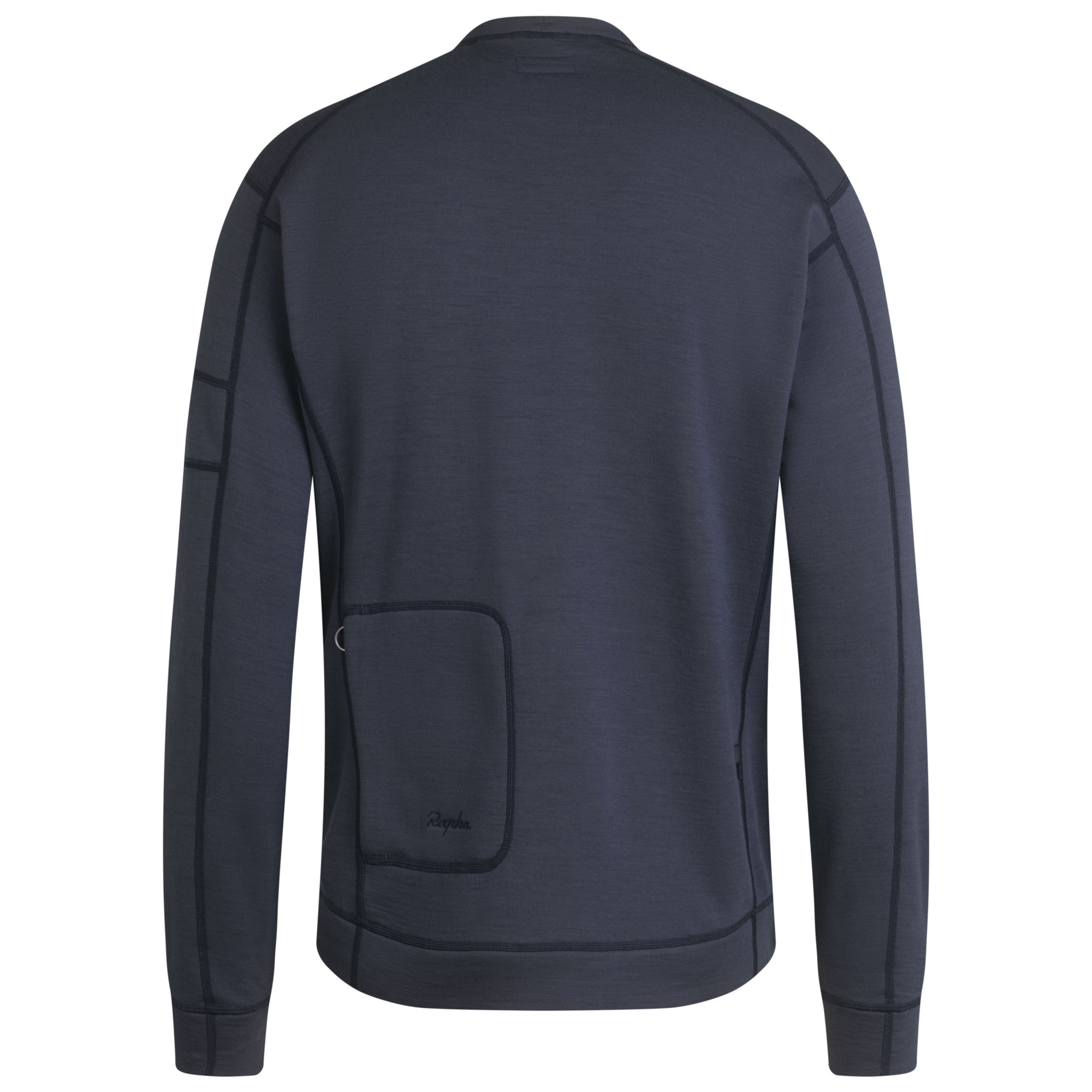 Men&apos;s Merino Sweatshirt Black/Dark Navy