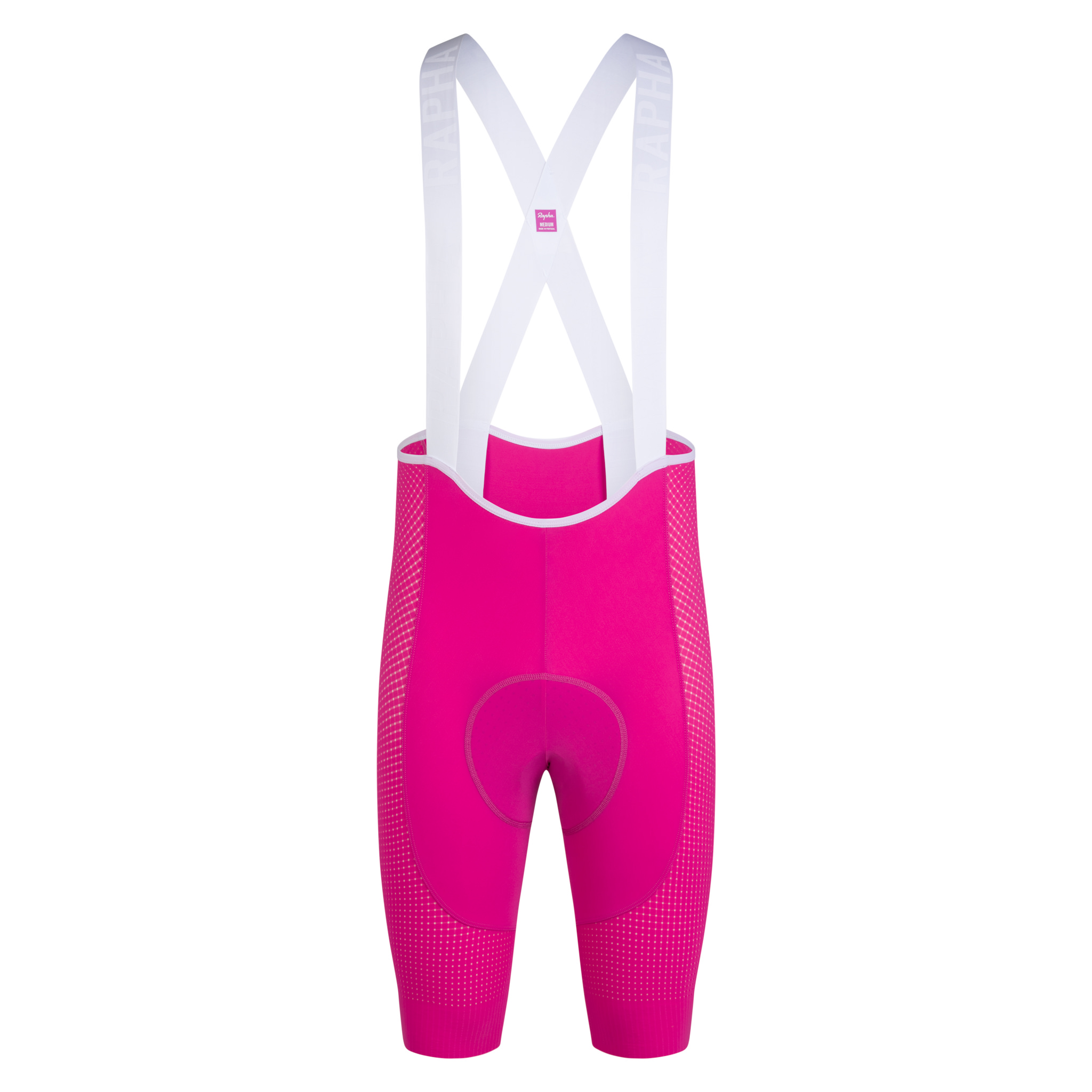 Men&apos;s Pro Team Ghost Bib Shorts - Long  Rose Violet/White