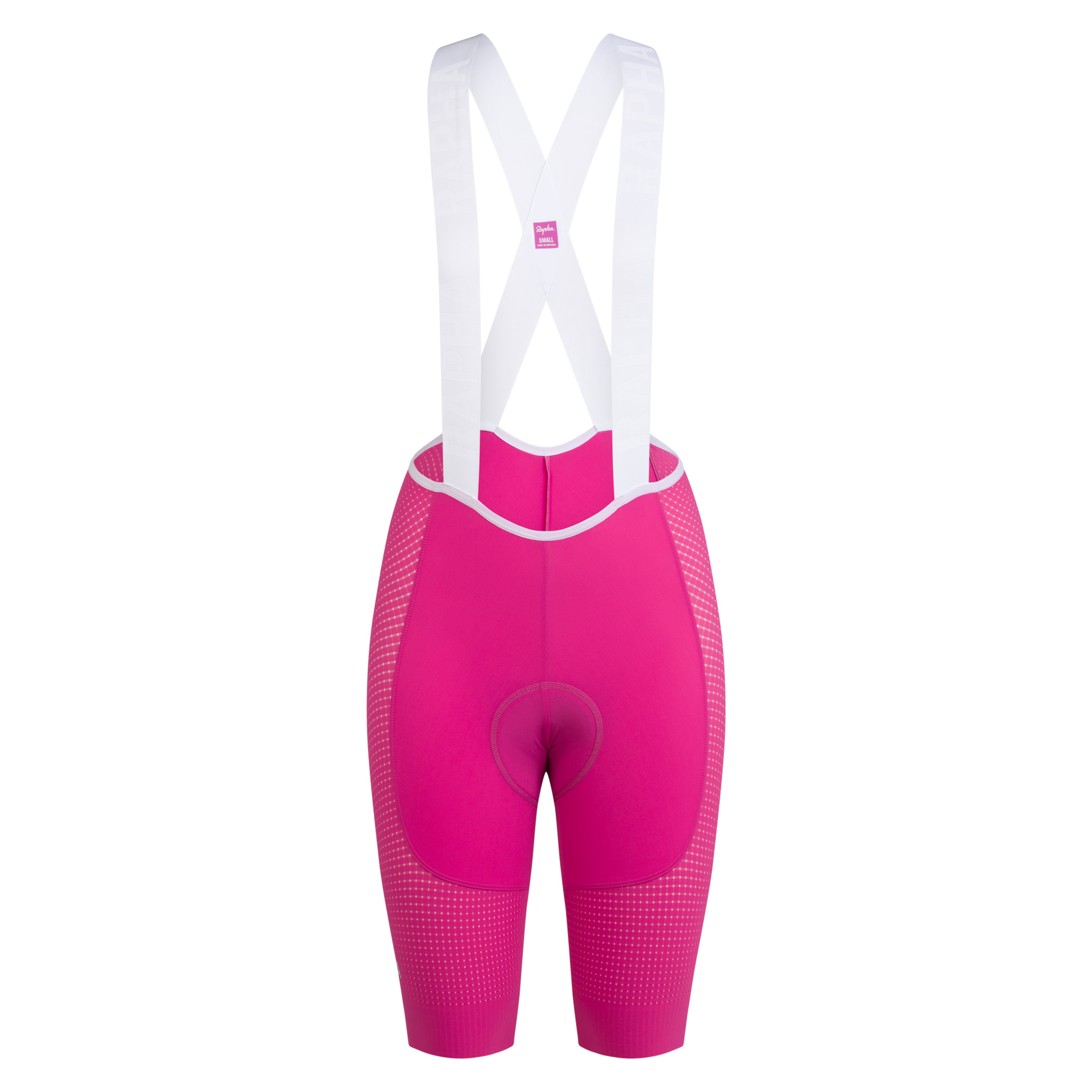 Women&apos;s Pro Team Ghost Bib Shorts - Long Rose Violet/White