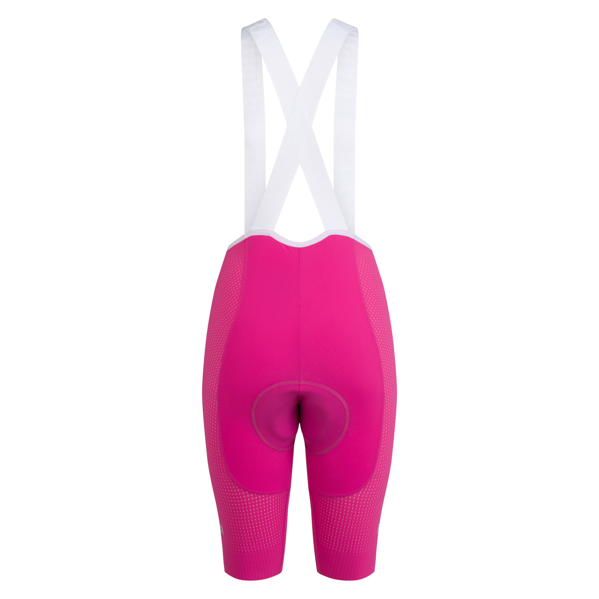 Women&apos;s Pro Team Ghost Bib Shorts - Long Rose Violet/White