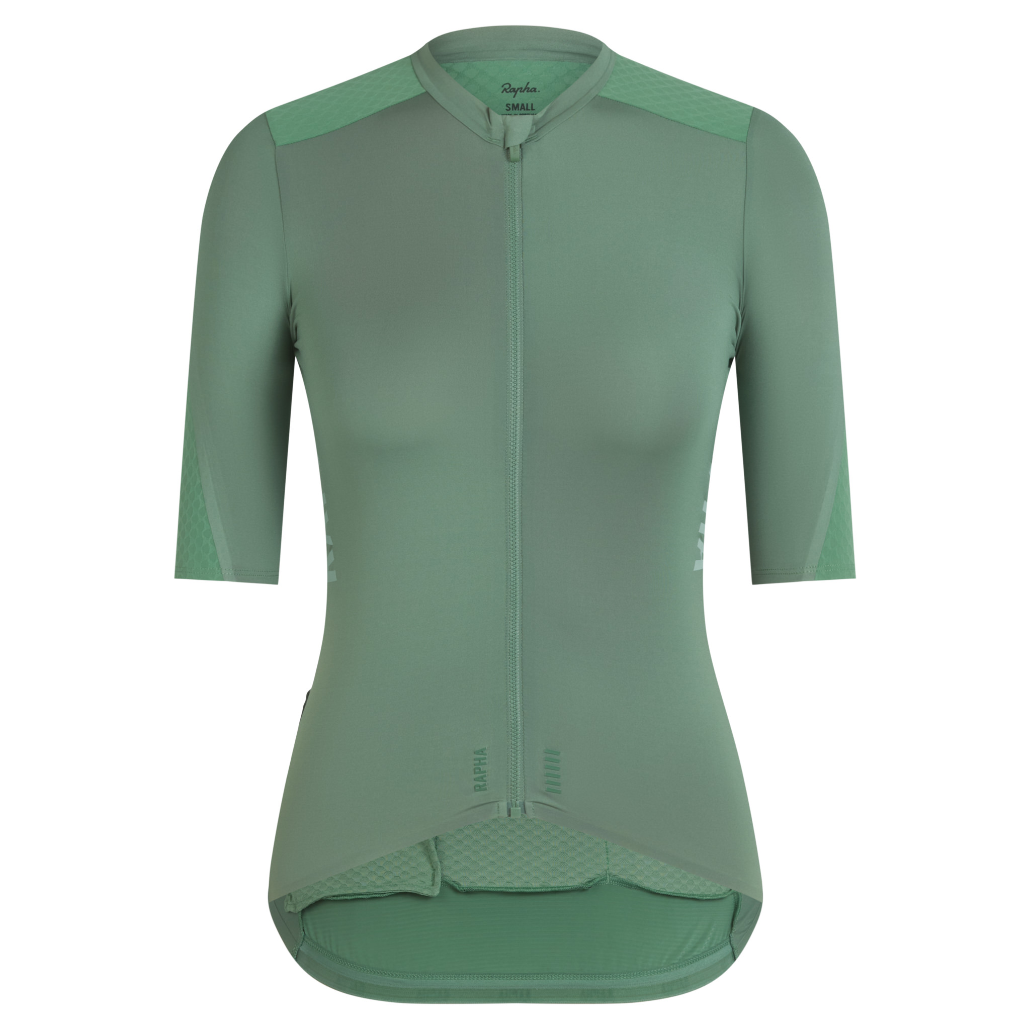 Women&apos;s Pro Team Aero Jersey Dark Green/Pale Green